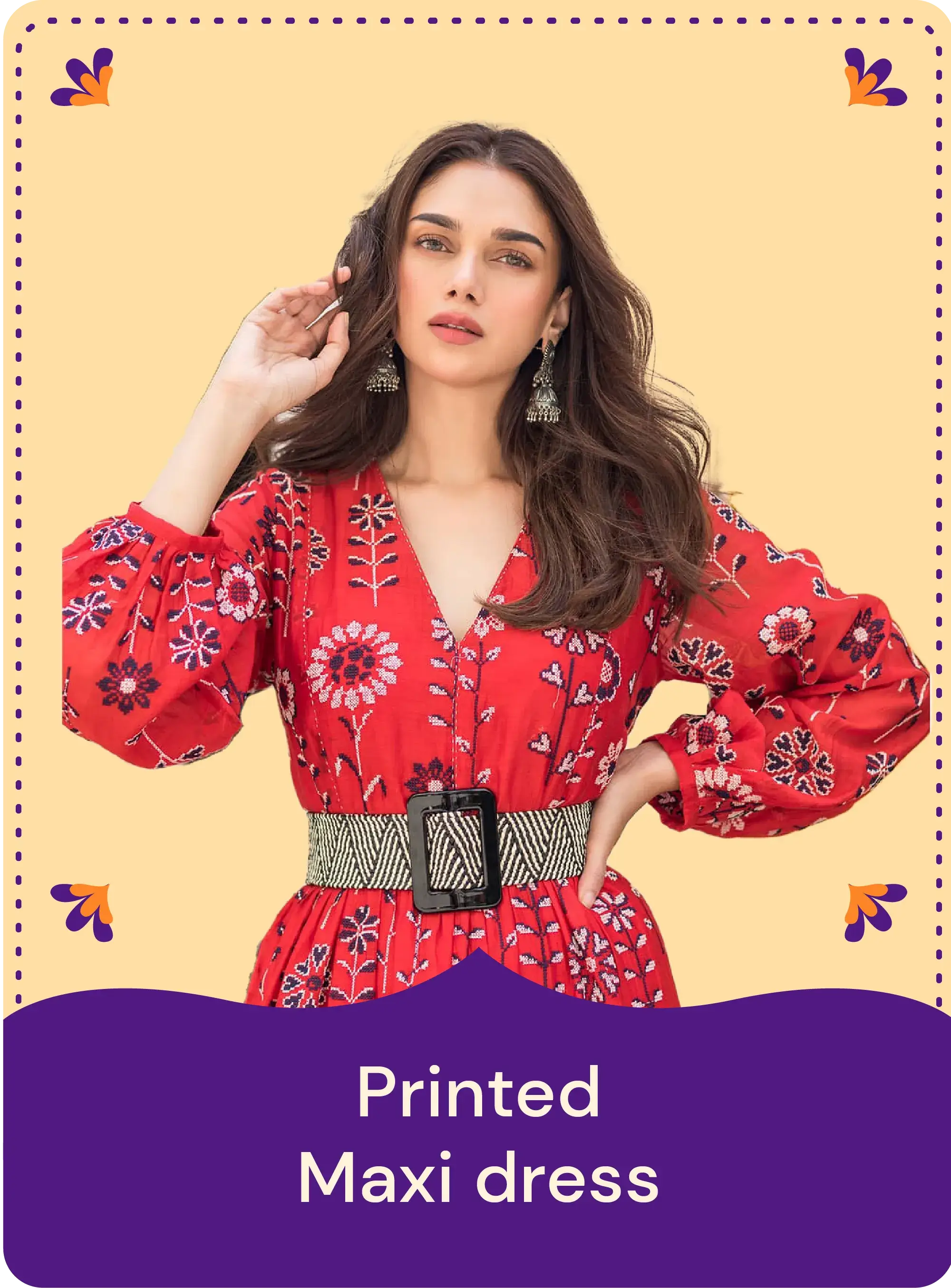 Printed Maxi Dress